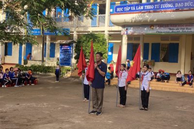 Liên đội trường tiểu học Nguyễn Trãi tổ chức tập huấn công tác Đội cho đội viên năm học 2023-2024